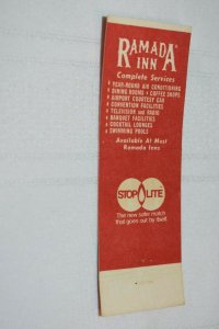 Ramada Inn Red 20 Strike Matchbook Cover