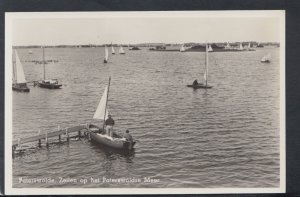 Netherlands Postcard - Paterswolde, Zeilen Op Het Paterswoldse Meer   RS18695