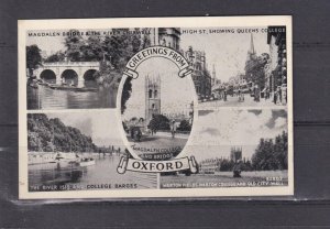 GREAT BRITAIN, OXFORD, c1930 composite ppc., 5 views, unused