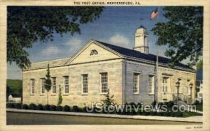 Post Office, Mercersburg - Pennsylvania PA  