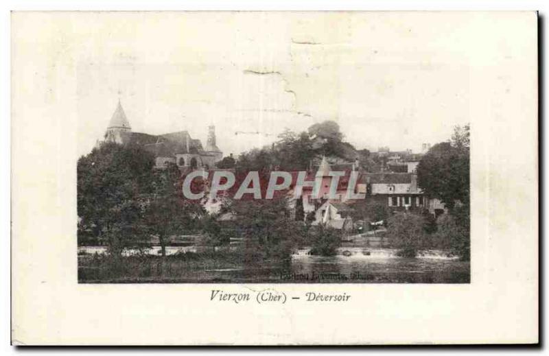 Old Postcard Vierzon Deversoir