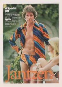 Jantzen 1970s Nylon Lycra Swimwear Fashion Advertising Postcard