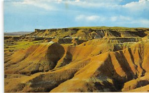 The painted Desert, on the edge of US Highway 66 Arizona, USA Turnpike Unused 