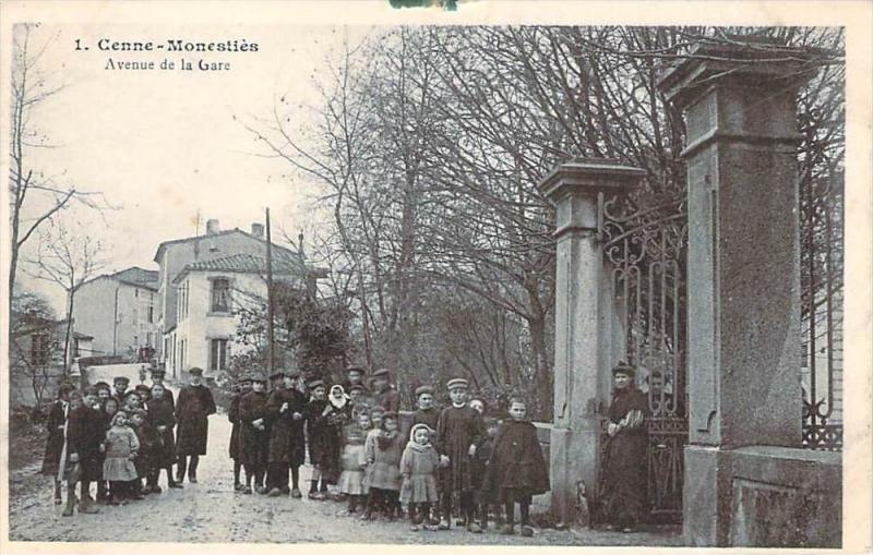 11 - Cenne-Monestiés - Avenue de la Gare (Palau) (enfants)