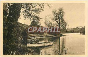 Old Postcard Angers corner of the Etang Saint Nicolas