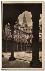 Lille - Interior of the old Bourse - Old Postcard