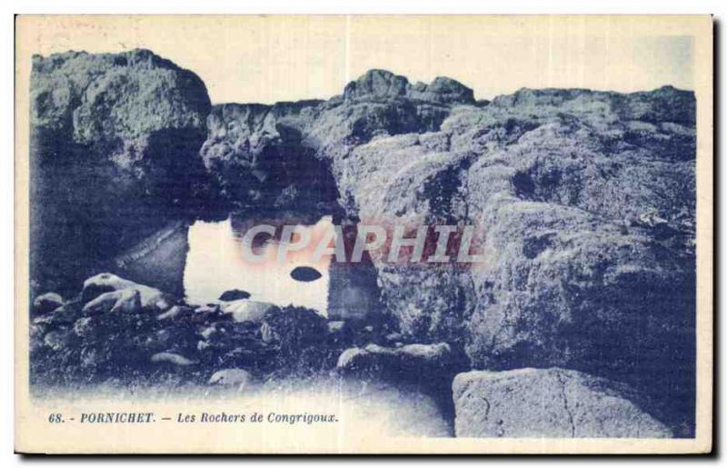 Old Postcard Pornichet Congrigoux Rocks