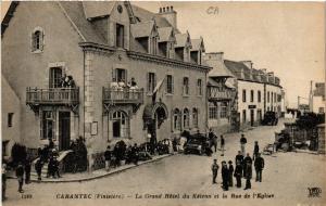 CPA CARANTEC - Le Grand Hotel du Kélenn et la Rue de (457510)