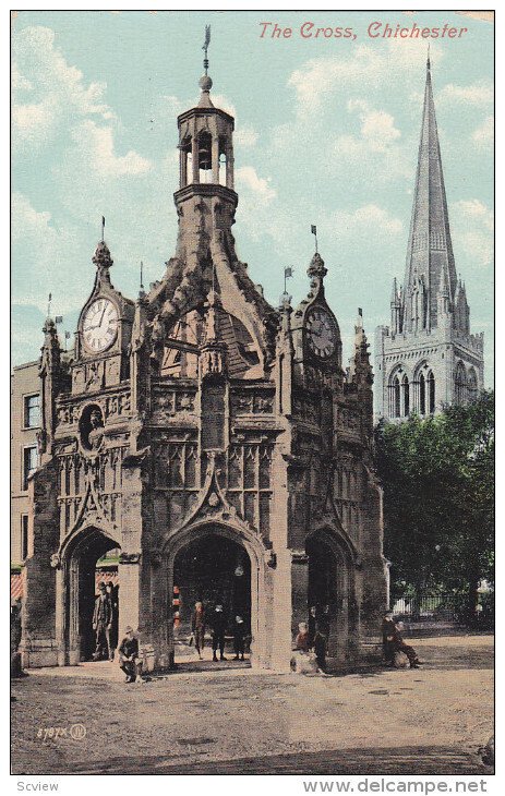 CHICHESTER, Sussex, England, 1900-1910's; The Cross