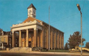 Jackson, OH Ohio  JACKSON COUNTY COURT HOUSE  Vintage Courthouse Chrome Postcard