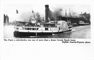 Buffalo New York C-1910 Image Repro Pearl Side Boat Steamship Postcard 20-11724