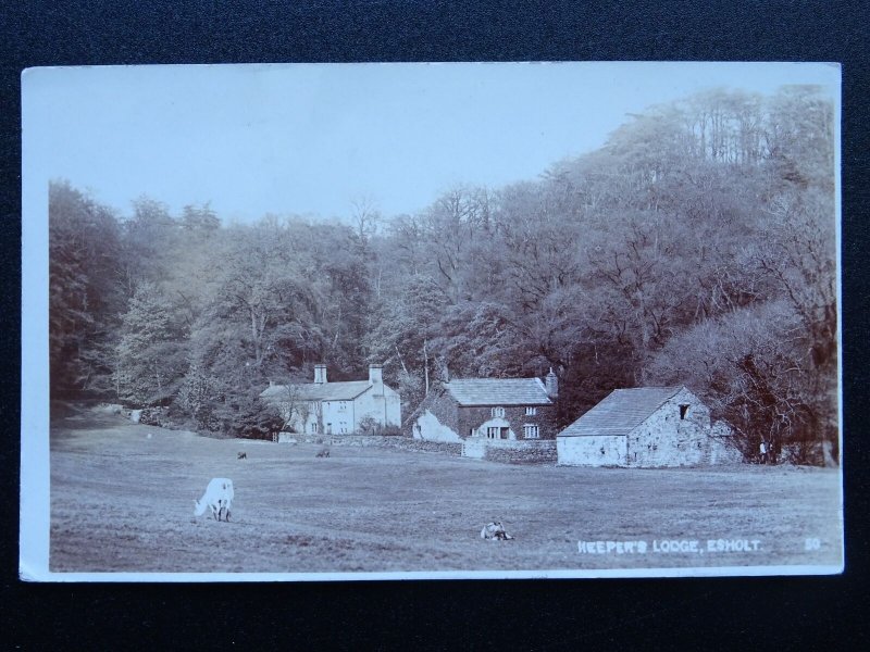 West Yorkshire ESHOLT Keepers Lodge c1906 RP Postcard by A.& G. Taylor