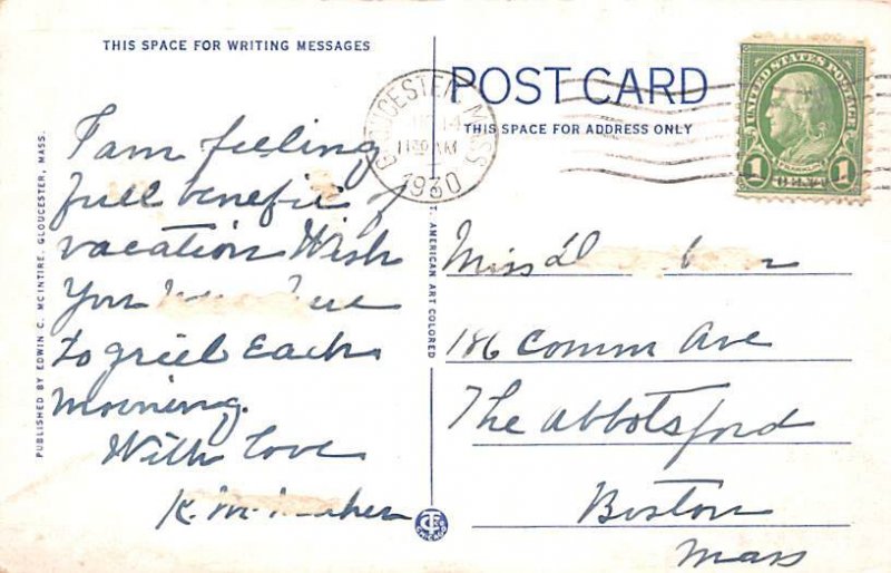 Fisherman's Memorial Gloucester, Massachusetts MA  