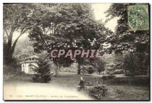 Old Postcard Parc de St Cloud Jardin du Trocadero