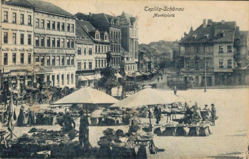 Czech Republic - Teplitz Schönau Marktplatz 02.38