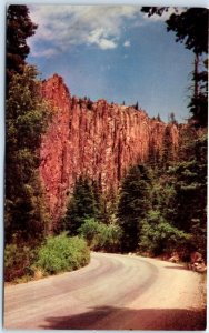 Postcard - Palisades Of Cimarron Canyon, Land of Enchantment - New Mexico