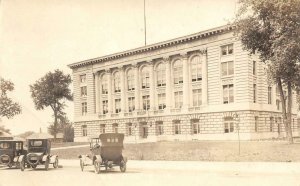 RPPC Boone County Court House BOONE, IA Real Photo Iowa 1924 Vintage Postcard