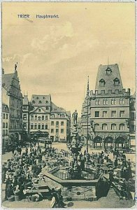 33366 Postcard VINTAGE POSTCARD: GERMANY Germany - Trier - MARKET-