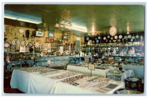 c1960's Kitty's Largest Copper Shop Interior Butte Montana MT Unposted Postcard