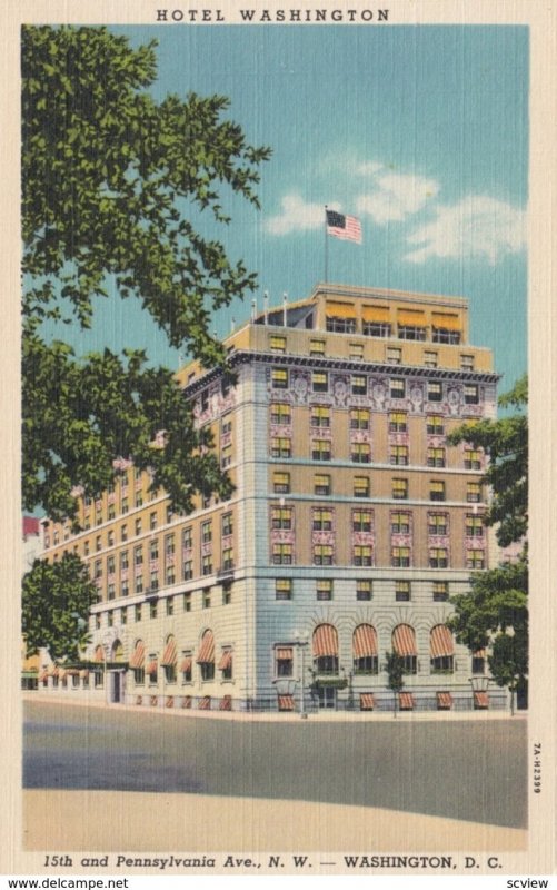 WASHINGTON D.C. , 30-40s; Hotel Washington