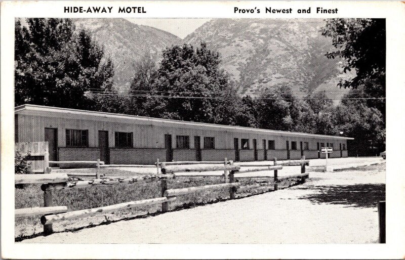 Postcard Hide-Away Motel in Provo, Utah