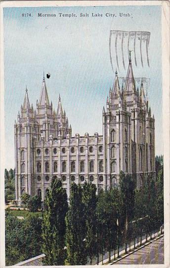 Utah Salt Lake City Mormon Temple 1934