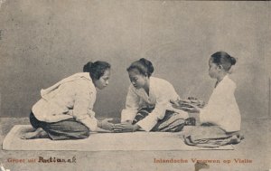 Indonesia Pontianak Borneo Inlandse Vrouwen op Visite 05.89