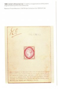 Queen Victoria Stamps Colour Essay, National Postal Museum