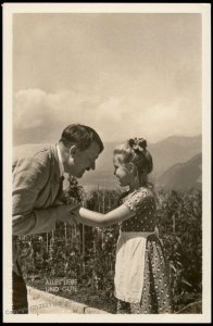 3rd Reich Germany Hitler w/Jewish Girl Bernile Nienau Hoffmann Nr362 RPP G100164