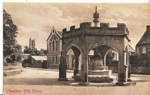 Somerset Postcard - Cheddar - The Cross     A9699