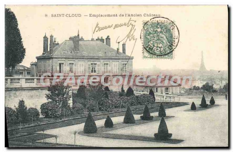 Postcard Old Saint Cloud Location Old Chateau