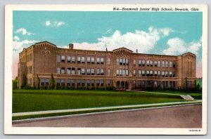 Newark Ohio Roosevelt Junior High School Postcard N22