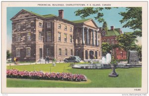 CHARLOTTETOWN, Prince Edward Island, Canada, 1900-1910's; Provincial Buildings