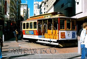 California San Francisco Cable Car Turntable At Powell and Market Streets