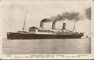 SS \Vaterland' - Picture Postcard - Unused