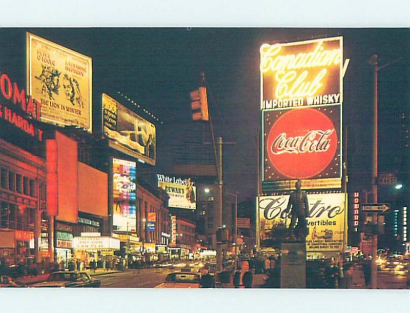 Pre-1980 COCA-COLA BILLBOARD SIGN AT TIMES SQUARE New York City NY G4789