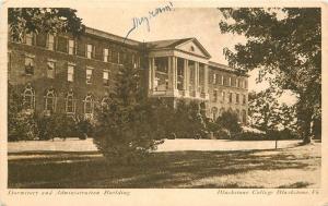 Administration Building Blackstone College Dormitory 1944 Virginia Everett 10937