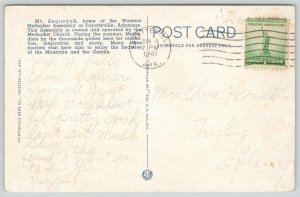 Arkansas Fayetteville Mt Sequoyah Office Drug & Book Store 1941 Vintage Postcard