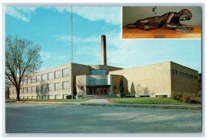 c1960 Lincoln School Schoolcraft Dixon Illinois Lincoln Seven Vintage Postcard