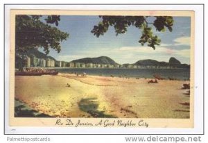 Beach, Rio De Janerio, Brazil, 30-40s