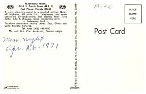 Florida  Fort Pierce, Flamingo Motel