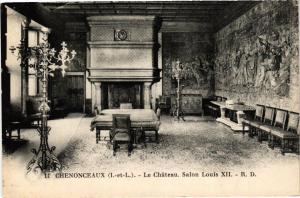 CPA CHENONCEAUX - Le Chateau Salon Louis XII (229581)