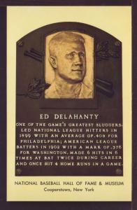 Ed Delahanty Baseball Hall Fame Post Card 3284