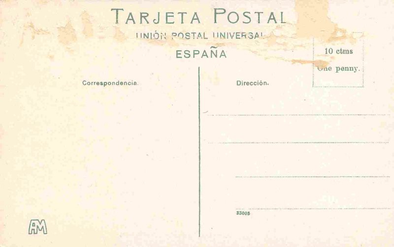 El Muelle Sea Wall Port Harbor Palma de Mallorca Majorca Spain 1910s postcard