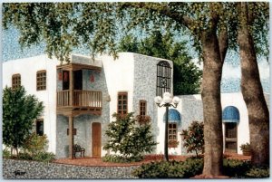 Postcard - El Rey Inn - Santa Fe, New Mexico