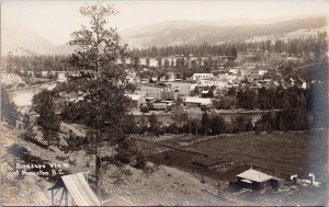 Princeton BC British Columbia Birdseye View c1912 RPPC Postcard H59