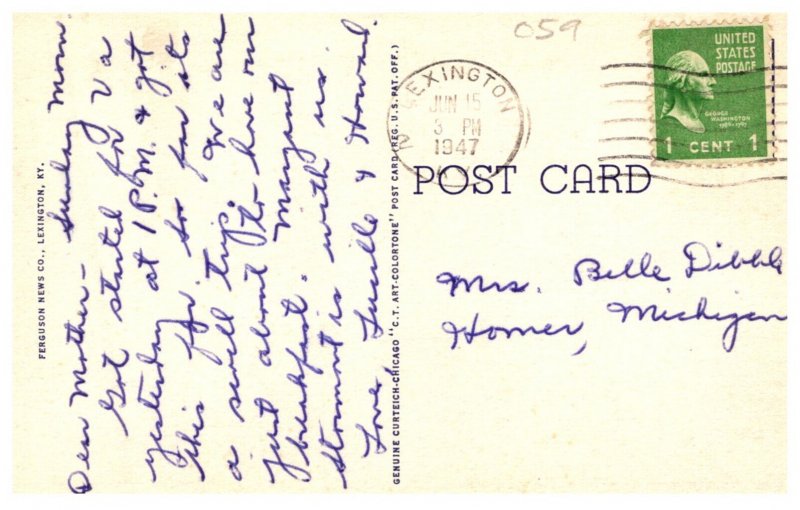 Kentucky Lexington  Greyhound,  Champion Trotter 1:56 ,