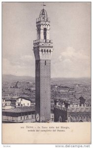 SIENA , Italy , 00-10s ; La Torre detta del Mangia