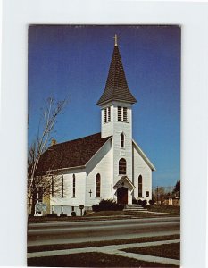 Postcard Immanuel Evangelical Lutheran Church, Webster, New York