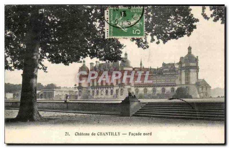 CPA Chateau de Chantilly Facade Nord